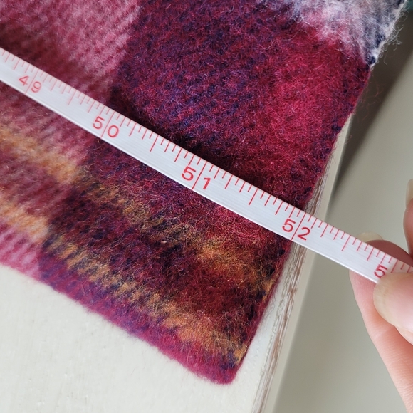 Vintage Faribou Plaid Throw Blanket - Picture 6 of 8